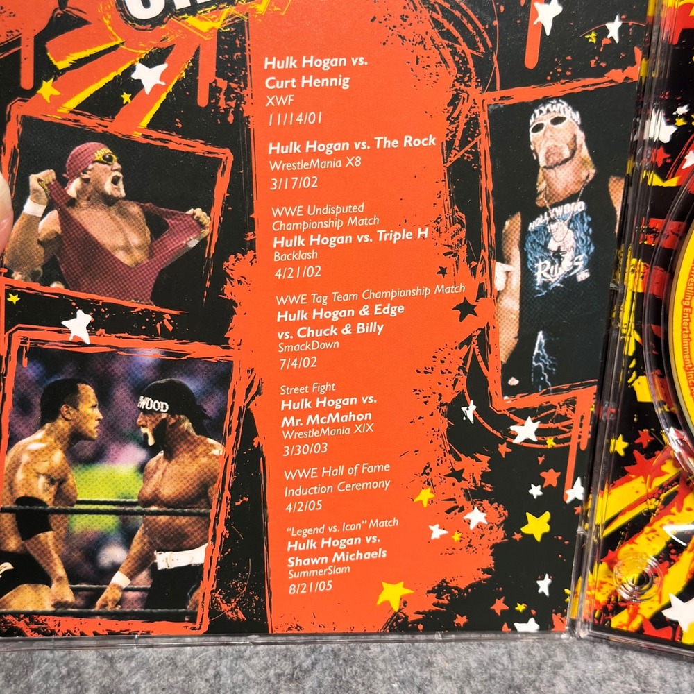 WWE Hulk Hogan The Ultimate Anthology 3-Disc DVD Box Set Wrestling 2006 - Picture 11 of 11
